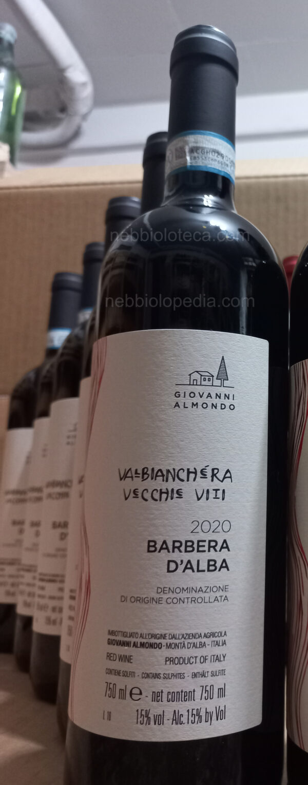Barbera d'Alba Valbanchera Almondo Giovanni 2020