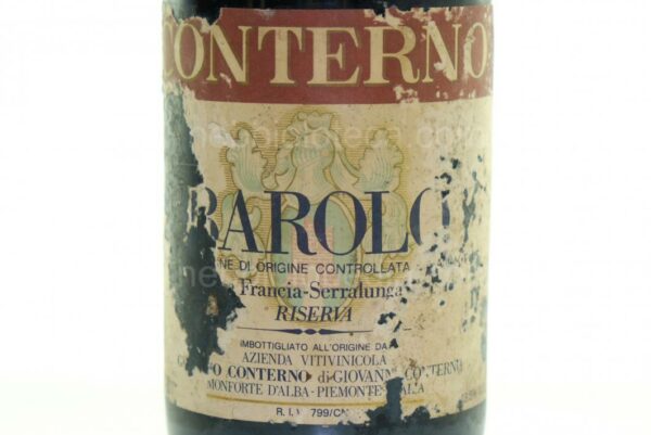 Barolo Cascina Francia Riserva Conterno Giacomo 1980 - Image 2