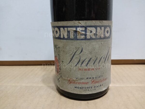 Barolo Riserva Conterno Giacomo 1950 - Image 8