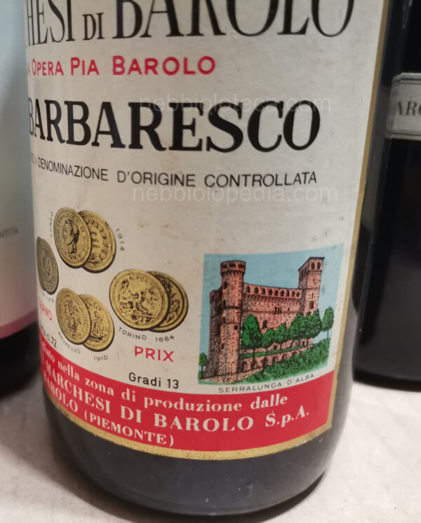 Barbaresco Marchesi di Barolo 1973 - Image 3