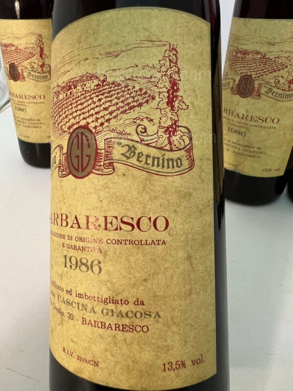 Barbaresco Cascina Giacosa 1986 - Image 6