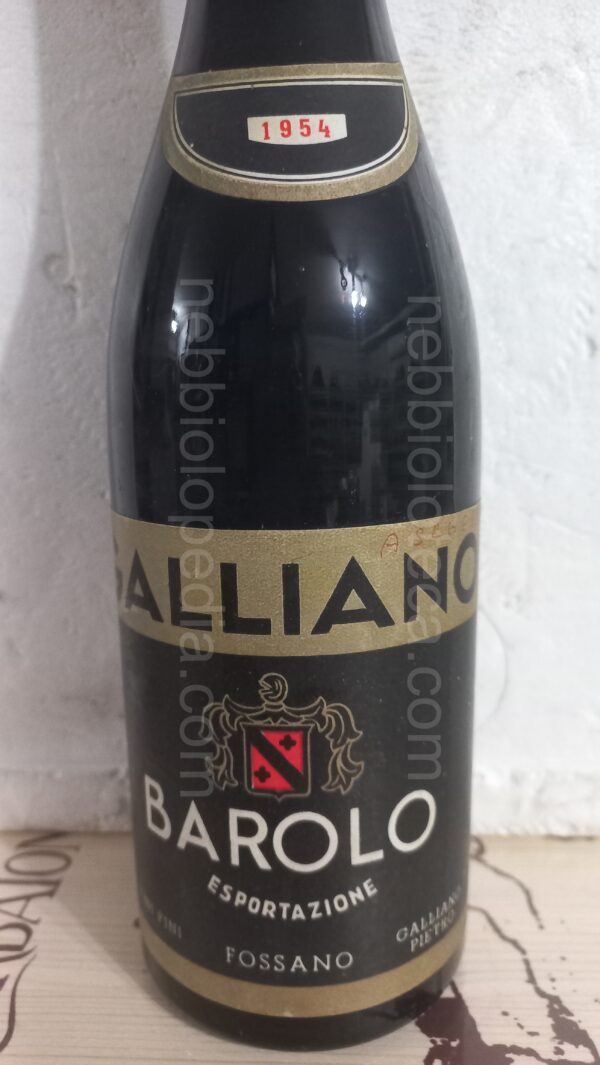 Barolo Galliano Pietro 1954 - Image 3