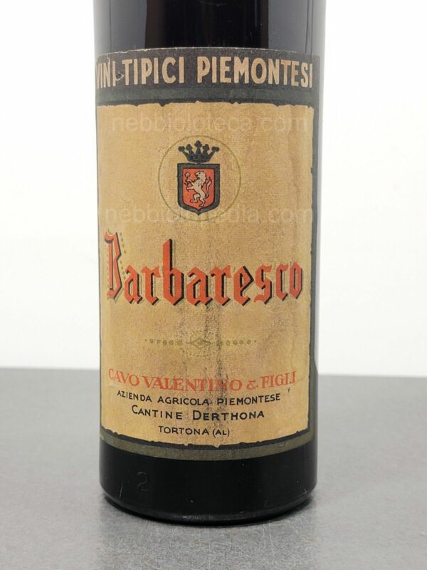 Barbaresco Cavo Valentino & Figli 1958 - Image 3