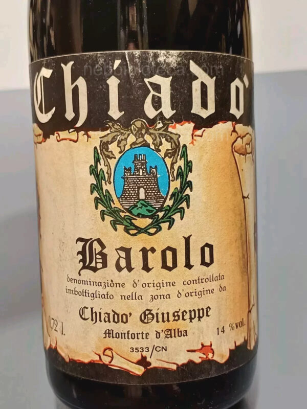 Barolo Chiadò Giuseppe 1973 - Image 8