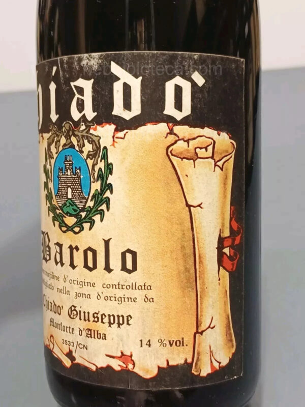 Barolo Chiadò Giuseppe 1973 - Image 9