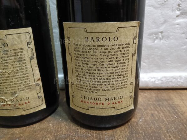 Barolo Chiadò Mario 1965 - Image 13