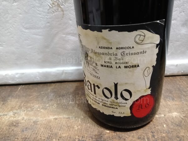 Barolo Alessandria Crissante & Figli 1967 - Image 3