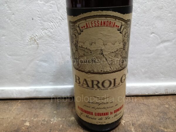 Barolo Alessandria Giovanni Fu Domenico 1971 - Image 5