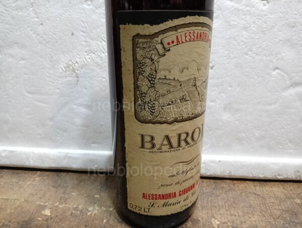 Barolo Alessandria Giovanni Fu Domenico 1971 - Image 6