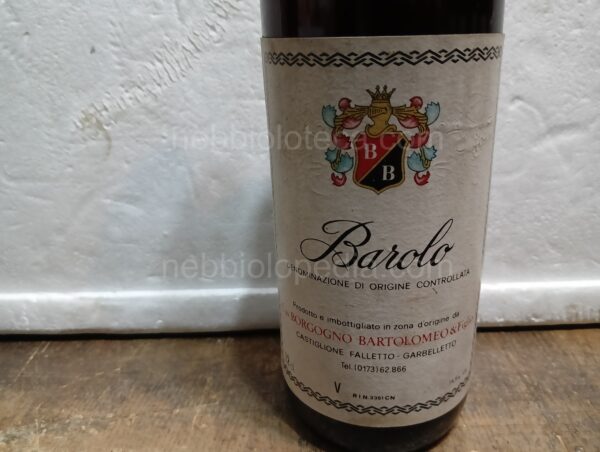 Barolo Borgogno Cav. Bartolomeo & Figlio 1974 - Image 4