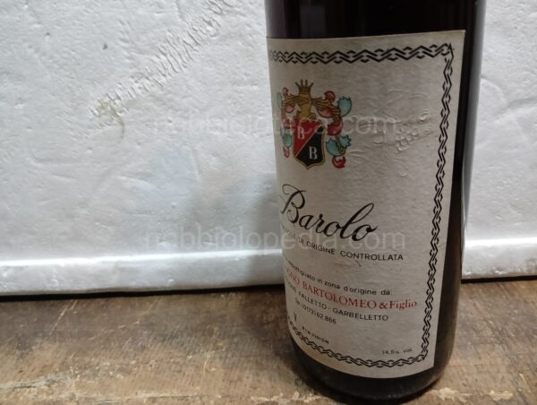 Barolo Borgogno Cav. Bartolomeo & Figlio 1974 - Image 5