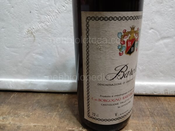 Barolo Borgogno Cav. Bartolomeo & Figlio 1974 - Image 6