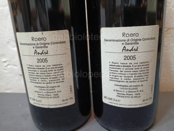 Roero André Cascina Pellerino 2005 - Image 7