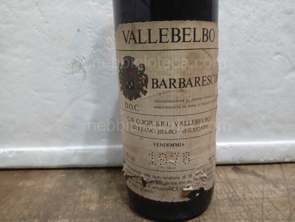 Barbaresco Vallebelbo 1978 - Image 4