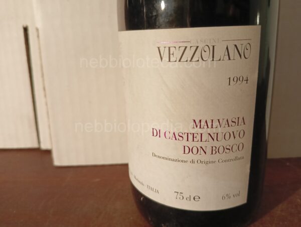 Malvasia di Castelnuovo Don Bosco Cascine Vezzolano (Terre da Vino) 1994 - Image 7