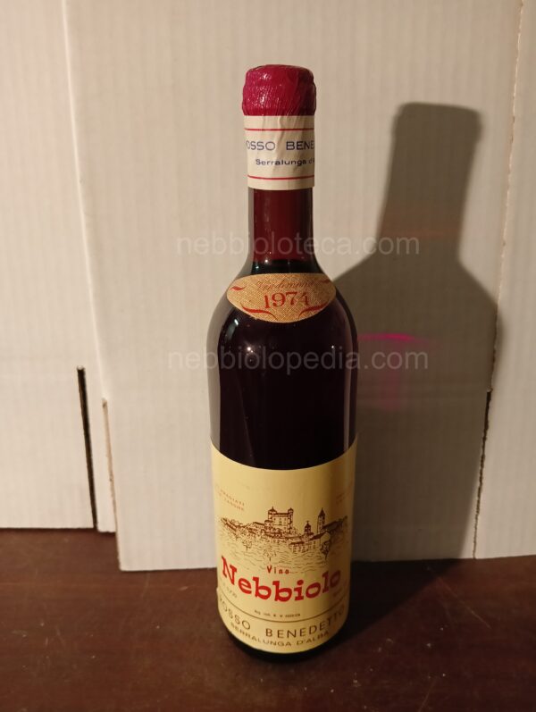 Nebbiolo Rosso Benedetto 1974