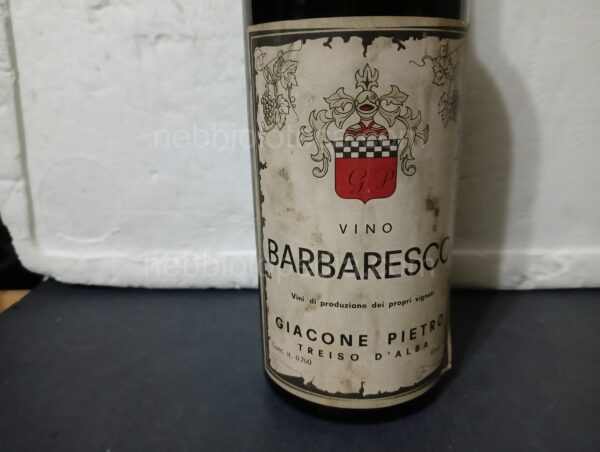 Barbaresco Giacone Pietro 1965 - Image 9