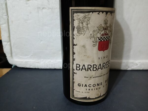 Barbaresco Giacone Pietro 1965 - Image 8