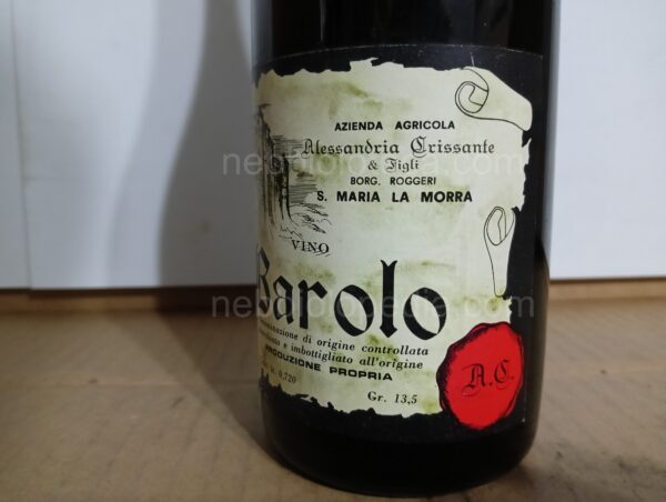 Barolo Alessandria Crissante & Figli 1969 - Image 2
