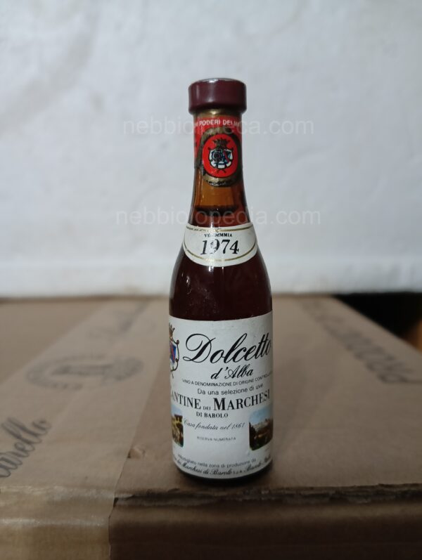 Dolcetto d'Alba Riserva Numerata Marchesi di Barolo 1974 miniature 10.5cc