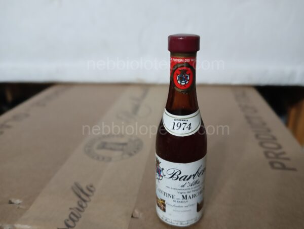 Barbera d'Alba Riserva Numerata Marchesi di Barolo 1974 miniature 10.5cc - Image 8