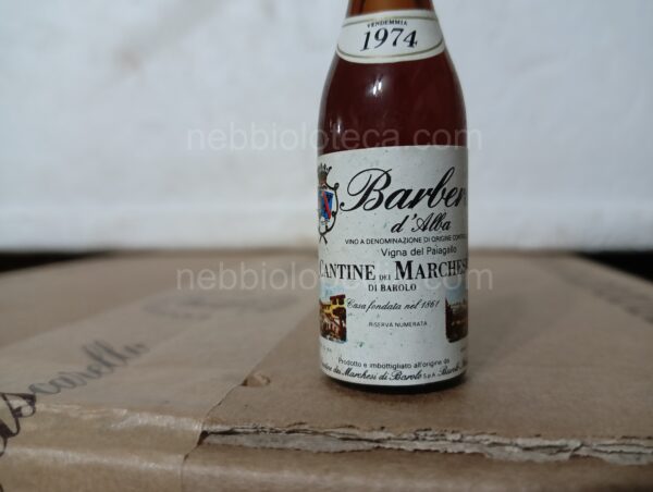 Barbera d'Alba Riserva Numerata Marchesi di Barolo 1974 miniature 10.5cc - Image 9