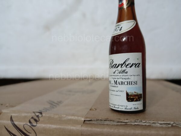 Barbera d'Alba Riserva Numerata Marchesi di Barolo 1974 miniature 10.5cc - Image 11