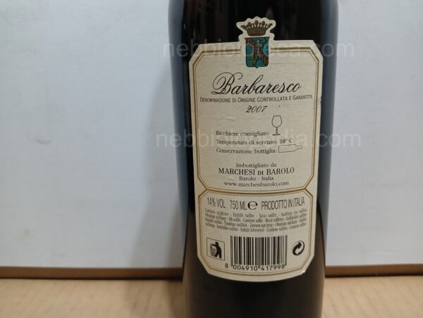 Barbaresco Marchesi di Barolo 2007 - Image 4