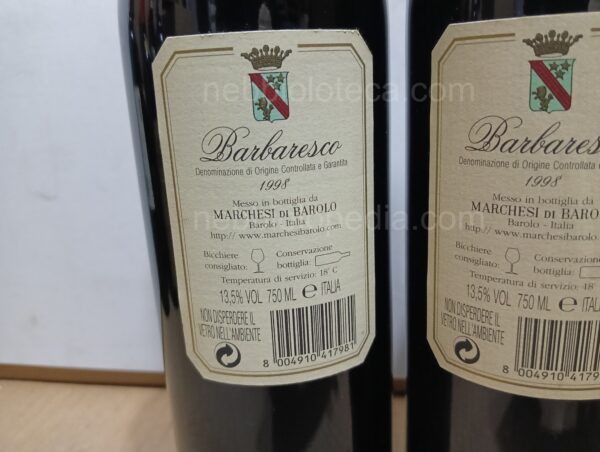 Barbaresco Marchesi di Barolo 1998 - Image 4