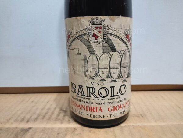 Barolo Alessandria Giovanni 1976 - Image 5