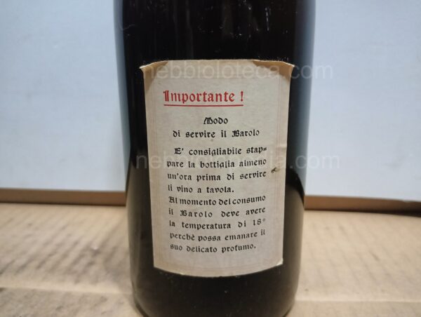 Barolo Alessandria Giovanni 1976 - Image 9
