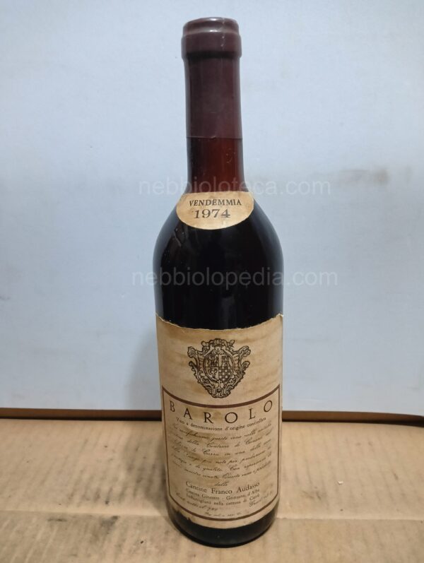 Barolo Audasso Franco Cantine 1974