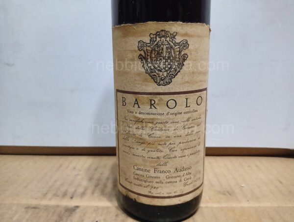 Barolo Audasso Franco Cantine 1974 - Image 5