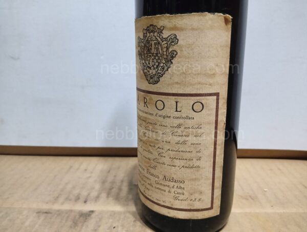 Barolo Audasso Franco Cantine 1974 - Image 7