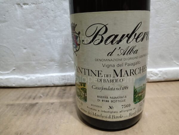 Barbera d'Alba Vigna del Paiagallo Riserva Numerata Marchesi di Barolo 1978 - Image 20