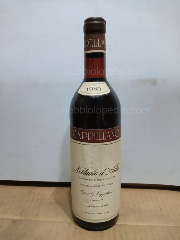 Nebbiolo d'Alba Cappellano 1980