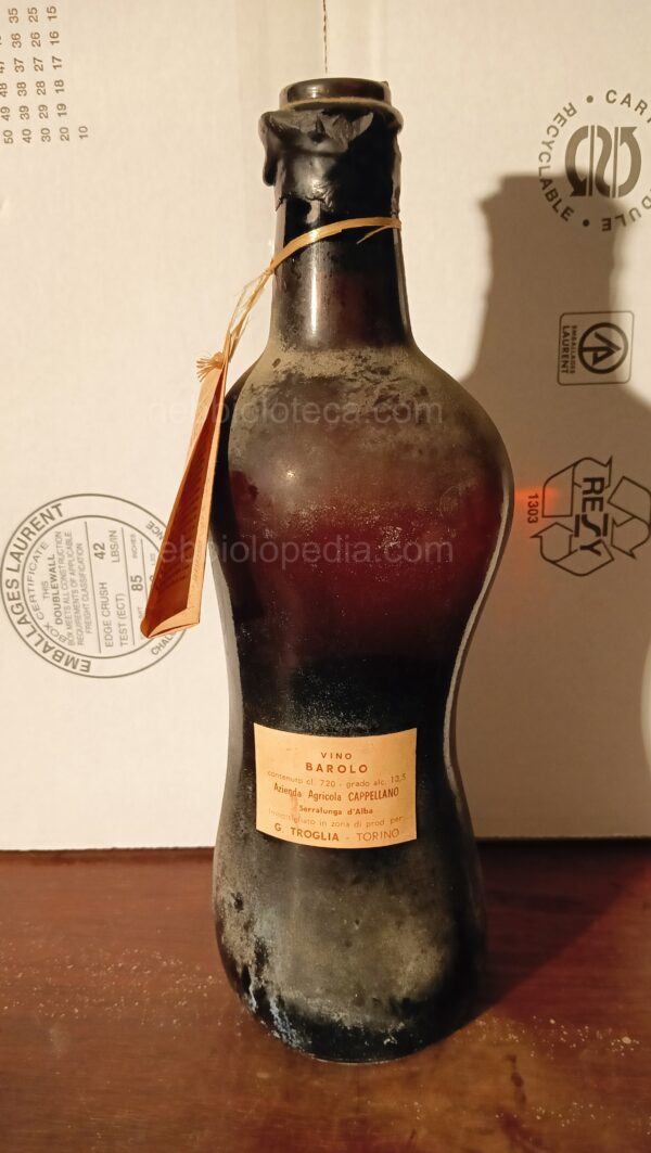 Barolo Cappellano 1966 (Troglia G. botteling) - Image 7