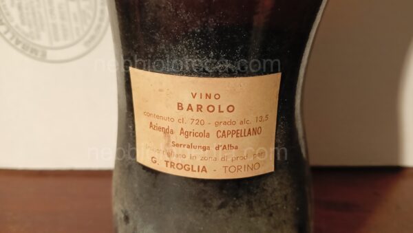 Barolo Cappellano 1966 (Troglia G. botteling) - Image 8