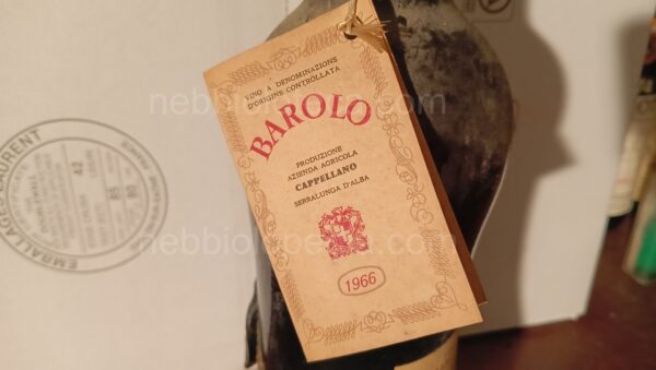 Barolo Cappellano 1966 (Troglia G. botteling) - Image 9