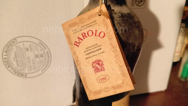 Barolo Cappellano 1966 (Troglia G. botteling) - Image 10
