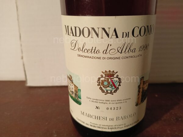 Dolcetto d'Alba Madonna di Como Marchesi di Barolo 1990 - Image 5