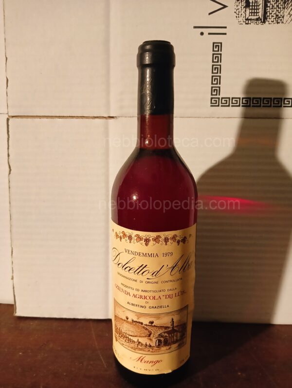 Dolcetto d'Alba Dij Luis Azienda Agricolo da Albertin Graziella 1979