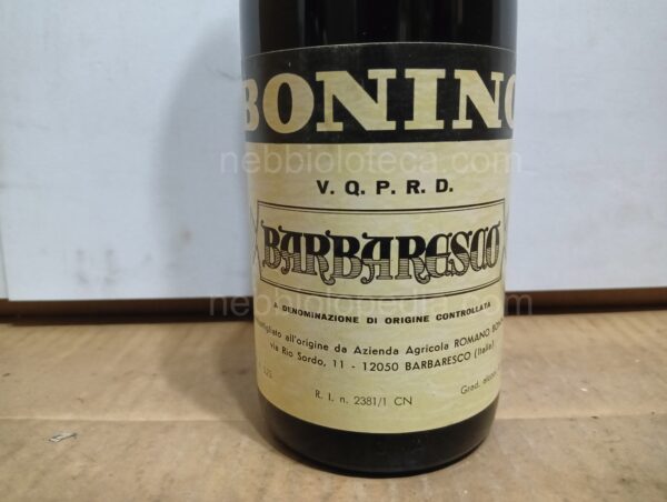 Barbaresco Bonino Romano 1979 - Image 11