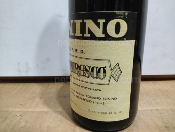 Barbaresco Bonino Romano 1979 - Image 3