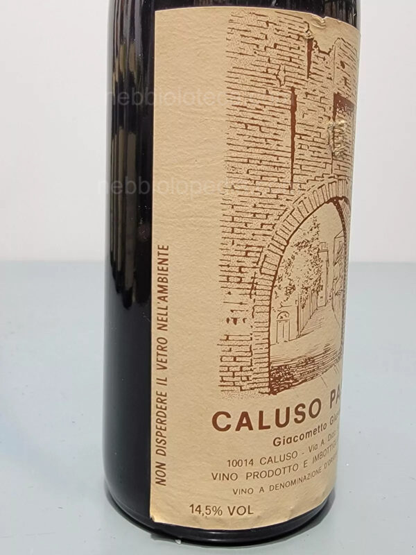 Caluso Passito Giacometto Giuseppe 1985 - Image 3