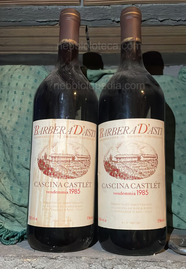Barbera d'Asti Cascina Castlet 1985 magnum