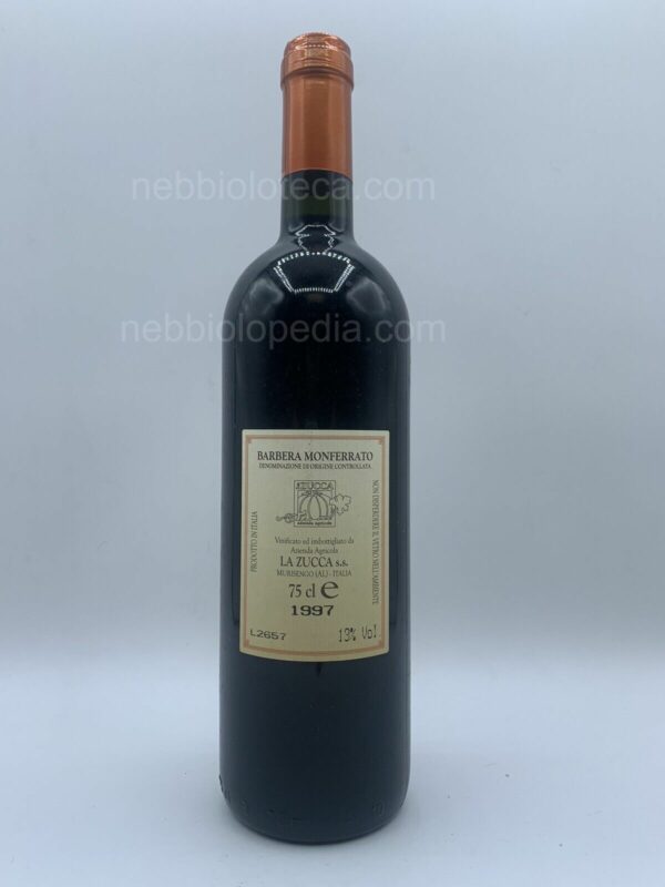 Barbera Monferrato 'l Sulì La Zucca 1997 - Image 2